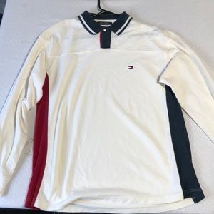 White red and blue Tommy Hilfiger polo
